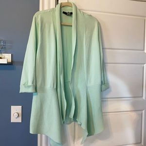 Mint colored cardigan